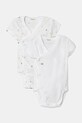 Pamučni bodi za bebe United Colors of Benetton 2-pack Proizvod za bebe bijela 3PWB0B00V.W.Seasonal