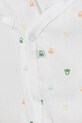Bombažen body za dojenčka United Colors of Benetton 2-pack bela 3PWB0B00V.W.Seasonal