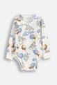 Coccodrillo body din bumbac pentru bebeluși Produs pentru bebe bej WC5412601USB