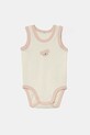 United Colors of Benetton body din bumbac pentru bebelusi 2-pack 3GI70B00Y.W.Seasonal bej SS25