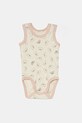 Băieți United Colors of Benetton body din bumbac pentru bebelusi 2-pack 3GI70B00Y.W.Seasonal bej