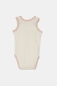 United Colors of Benetton body din bumbac pentru bebelusi 2-pack bej 3GI70B00Y.W.Seasonal
