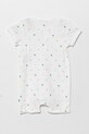 United Colors of Benetton rampers in cotone neonato/a 3PWB0T02E.W.Seasonal bianco SS25