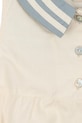 Konges Sløjd body din bumbac pentru bebelusi CELEBRATION SAILOR ROMPER GOTS bej KS103575