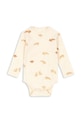 Konges Sløjd body bawełniane niemowlęce MINNIE BODY GOTS Produkt niemowlęcy beżowy KS103559