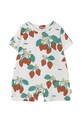 Tinycottons rampers bawełniany niemowlęcy STRAWBERRIES ONE-PIECE Produkt niemowlęcy beżowy SS25.005