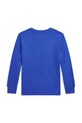 Дитячий бавовняний лонгслів Polo Ralph Lauren 322883620012 блакитний SS25