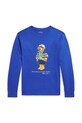 Detská bavlnená košeľa s dlhým rukávom Polo Ralph Lauren bavlna modrá 323883620012