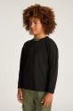 Calvin Klein Jeans longsleeve in cotone bambino/a IB0IB02354.PPYA nero