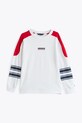 Дитячий бавовняний лонгслів Tommy Hilfiger KB0KB09361.PPYA білий SS25