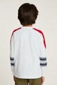 Chłopiec Tommy Hilfiger longsleeve bawełniany dziecięcy KB0KB09361.PPYA biały