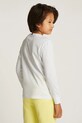 Хлопковый детский лонгслив Tommy Hilfiger белый KB0KB09633.128.176.PPYA