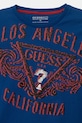 Хлопчик Дитячий бавовняний лонгслів Guess L5RI01.K8HM4.PPYA блакитний
