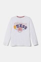 Хлопковый детский лонгслив Guess хлопок белый L5RI03.K8HM4.PPYA