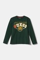 Хлопковый детский лонгслив Guess хлопок зелёный L5RI03.K8HM4.PPYA