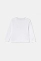 Хлопковый детский лонгслив Guess N5RI01.K8HM4.PPYA белый SS25