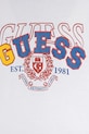 Chłopiec Guess longsleeve bawełniany dziecięcy N5RI01.K8HM4.PPYA biały