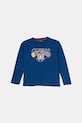 Guess longsleeve din bumbac pentru copii print albastru N5RI01.K8HM4.PPYA