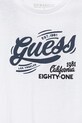 Мальчик Хлопковый детский лонгслив Guess N5RI17.K8HM4.PPYA белый