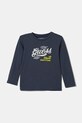 Guess longsleeve bawełniany dziecięcy nadruk granatowy N5RI17.K8HM4.PPYA