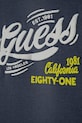 Chłopiec Guess longsleeve bawełniany dziecięcy N5RI17.K8HM4.PPYA granatowy