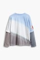 Dečki Otroška bombažna majica z dolgimi rokavi Desigual 25SBTK05 siva