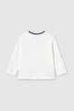 Mayoral longsleeve bawełniany niemowlęcy 1067.3A.Baby.PPYA niebieski SS25