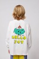 Дитячий бавовняний лонгслів Bobo Choses Hello Joy 125AC001