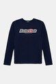 Detská bavlnená košeľa s dlhým rukávom United Colors of Benetton bavlna tmavomodrá 3I1XC10N5.G.Seasonal
