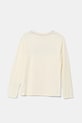 Дитячий бавовняний лонгслів United Colors of Benetton 35RYC10O9.G.Seasonal бежевий SS25