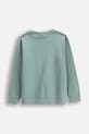 Coccodrillo longsleeve din bumbac pentru copii WC5143102VBA verde SS25
