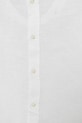 CHLAPEC Lněná košile United Colors of Benetton 5IPVGQ01L.P.Seasonal bílá