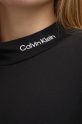 Tričko s dlhým rukávom Calvin Klein Jeans J20J224763 čierna