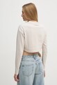 Ρούχα Βαμβακερή μπλούζα με μακριά μανίκια Calvin Klein Jeans J20J224991 μπεζ