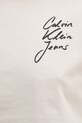 Βαμβακερή μπλούζα με μακριά μανίκια Calvin Klein Jeans J20J224991 μπεζ
