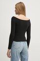 Oblečení Tričko s dlouhým rukávem Calvin Klein Jeans J20J224992 černá