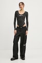 Karl Lagerfeld Jeans body A1W17041 szary SS25
