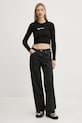 Μακρυμάνικο Karl Lagerfeld Jeans A1W17037 μαύρο SS25