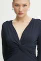 Blúzka BOSS tmavomodrá 50534546