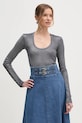 Pinko longsleeve argintiu 104650.A2CQ