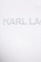 Karl Lagerfeld t-shirt bawełniany A1W17076 biały