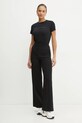 Хлопковая футболка Karl Lagerfeld A1W17076 чёрный SS25
