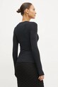 Îmbrăcăminte Karl Lagerfeld longsleeve A1W17081 negru