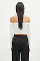 Îmbrăcăminte adidas Originals longsleeve Off Shoulder JD0275 alb