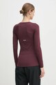 Oblečení Tréninkové tričko s dlouhým rukávem adidas Performance Techfit JC9966 burgundské