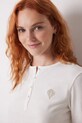 Хлопковый пижамный лонгслив women'secret MIX AND MATCH LOVE ACTUALLY 3278418 бежевый SS25