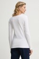 Oblečení Bavlněné tričko s dlouhým rukávem Marc O'Polo 500218352007 bílá