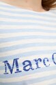 Bavlněné tričko s dlouhým rukávem Marc O'Polo 502219652131 modrá