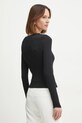 Oblečení Tričko s dlouhým rukávem Guess W5RP23.KACM2 černá
