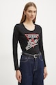 Guess longsleeve nadruk czarny W5RI64.I3Z14